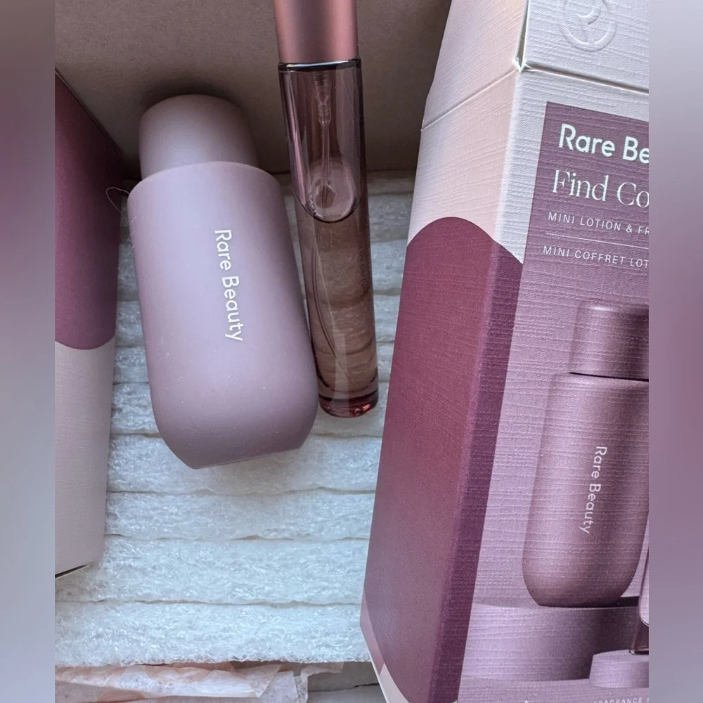 NWT Rare Beauty Find Comfort Mini Lotion & Fragrance Set